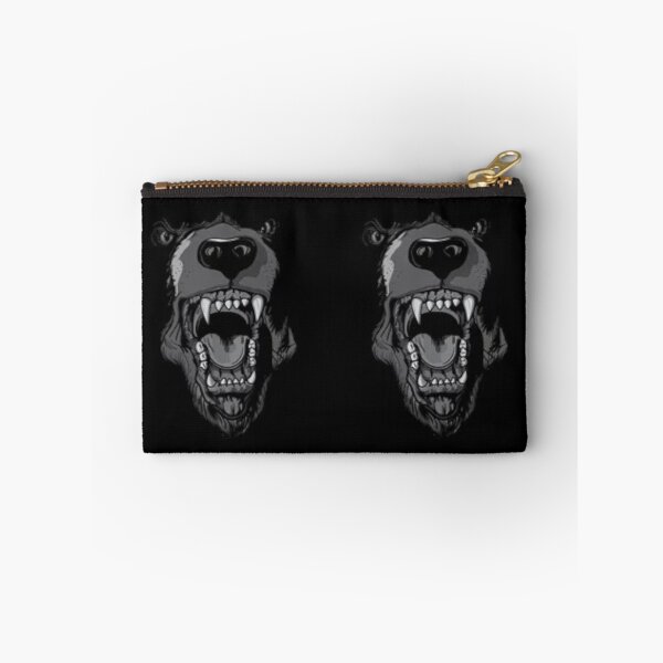 Item preview,  Cool black grizzly bear head art. designed and sold by BEAUTY ⭐⭐⭐⭐⭐.