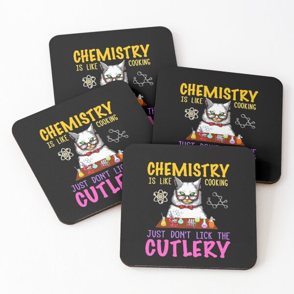 Item preview, Chemistry Is Like Cooking Just Don't Lick The Cutlery designed and sold by jongcovitza.