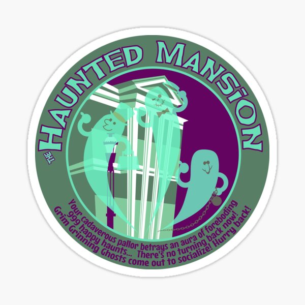 Item preview, The Haunted Mansion (purple and green) designed and sold by clockworkmonkey.