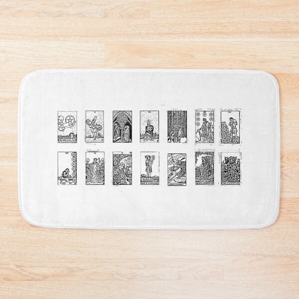 Item preview, Pentacles Tarot cards black and white designed and sold by designbywhacky.