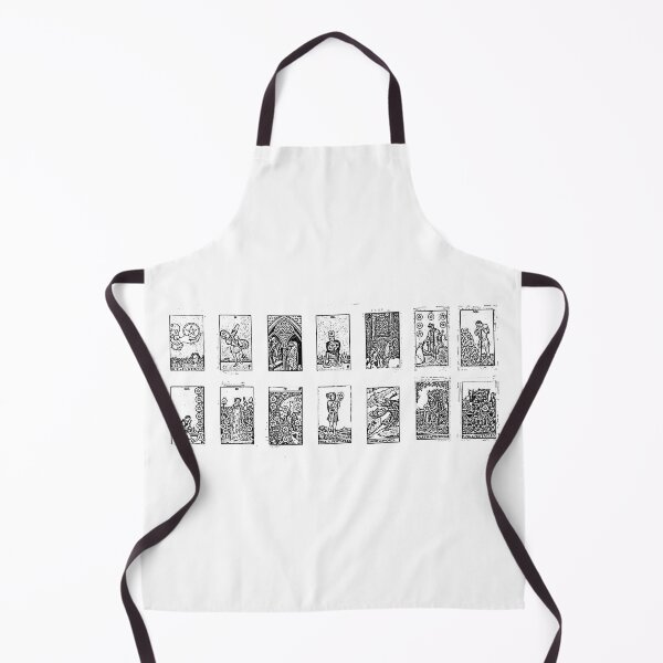Item preview, Pentacles Tarot cards black and white designed and sold by designbywhacky.