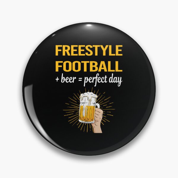 Item preview, Beer Perfect Day Freestyle Football designed and sold by WigglesDailey.