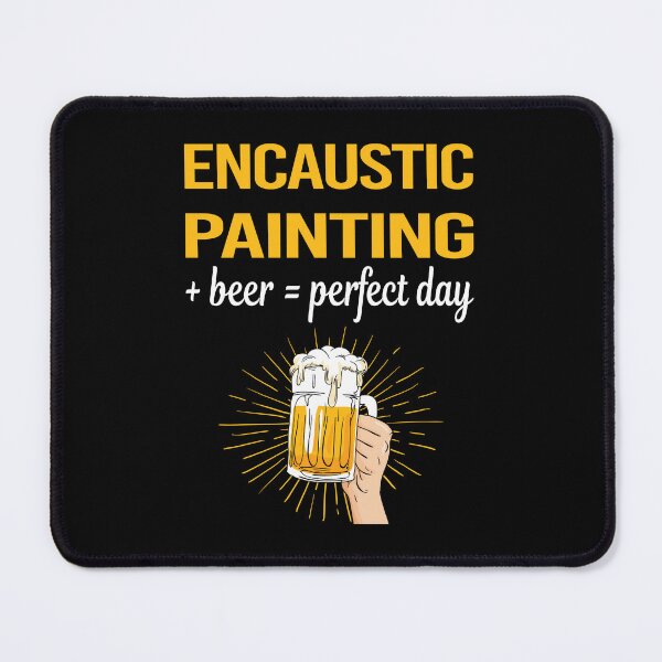 Item preview, Beer Perfect Day Encaustic Eainting designed and sold by WigglesDailey.