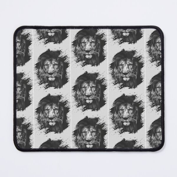 Item preview, Cool black and white lion head art. designed and sold by BEAUTY ⭐⭐⭐⭐⭐.