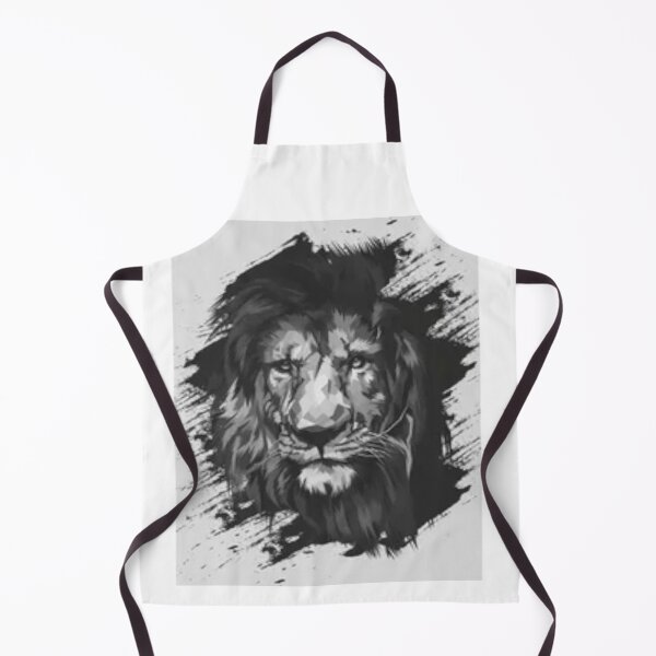 Item preview,  Cool black and white lion head art. designed and sold by BEAUTY ⭐⭐⭐⭐⭐.