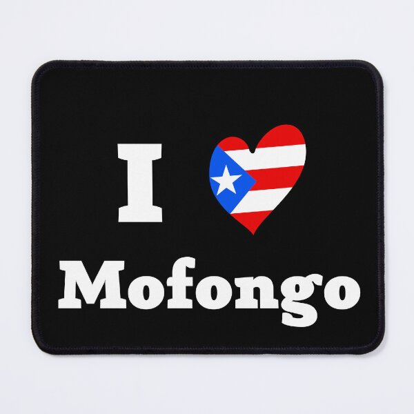 Item preview, I Love Mofongo Puerto Rican Flag Shirt designed and sold by Suzy Perez Art.