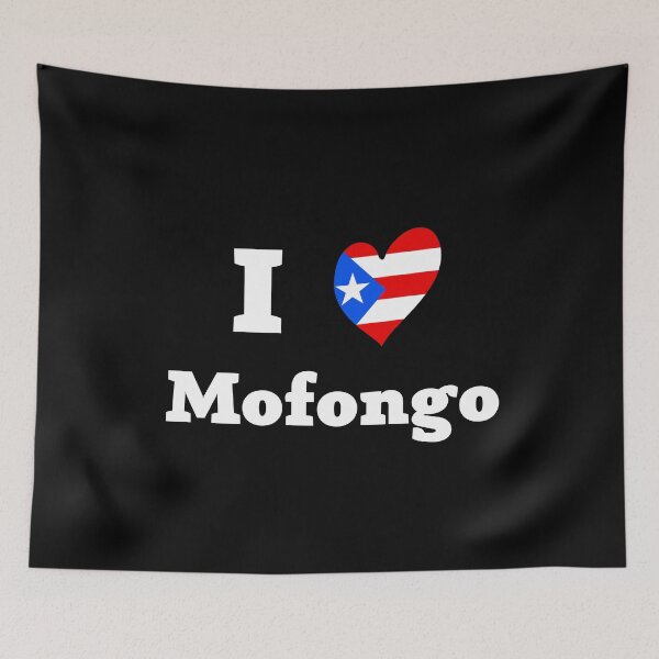 Item preview, I Love Mofongo Puerto Rican Flag Shirt designed and sold by Suzy Perez Art.