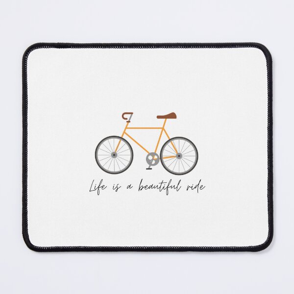Item preview, Life is a Beautiful Ride Retro Bicycle Design designed and sold by SpiritNerd.