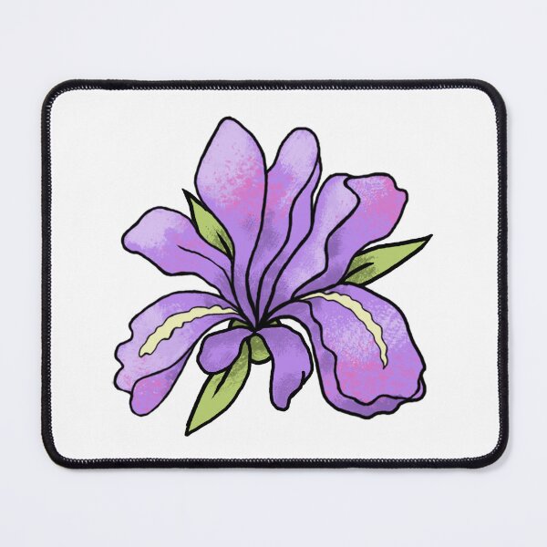 Item preview, Purple Iris February Month Birth Flower designed and sold by Digi Artworks Store.