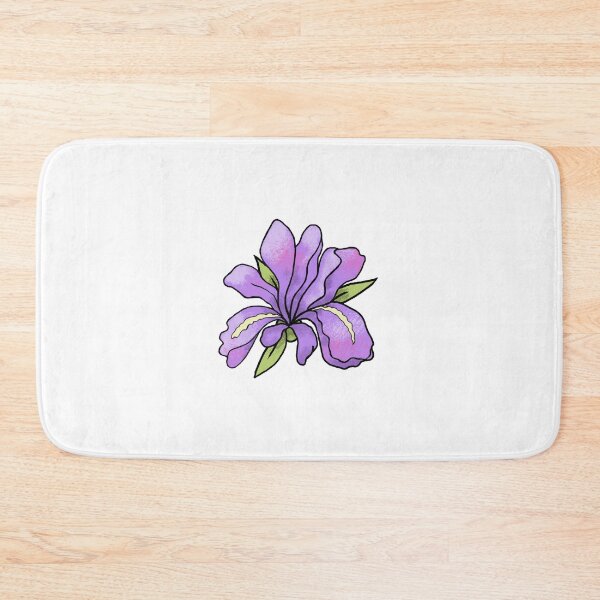 Item preview, Purple Iris February Month Birth Flower designed and sold by Digi Artworks Store.