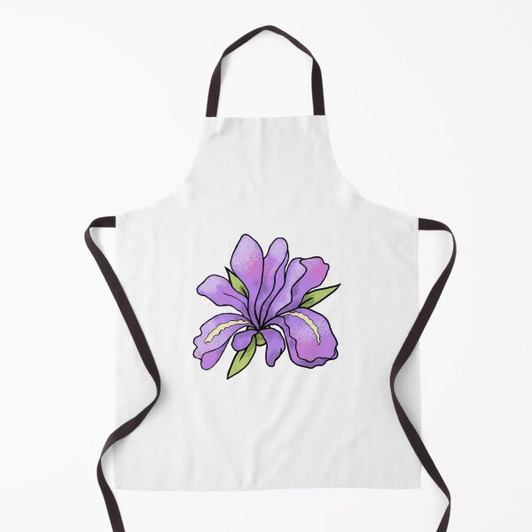 Item preview, Purple Iris February Month Birth Flower designed and sold by Digi Artworks Store.