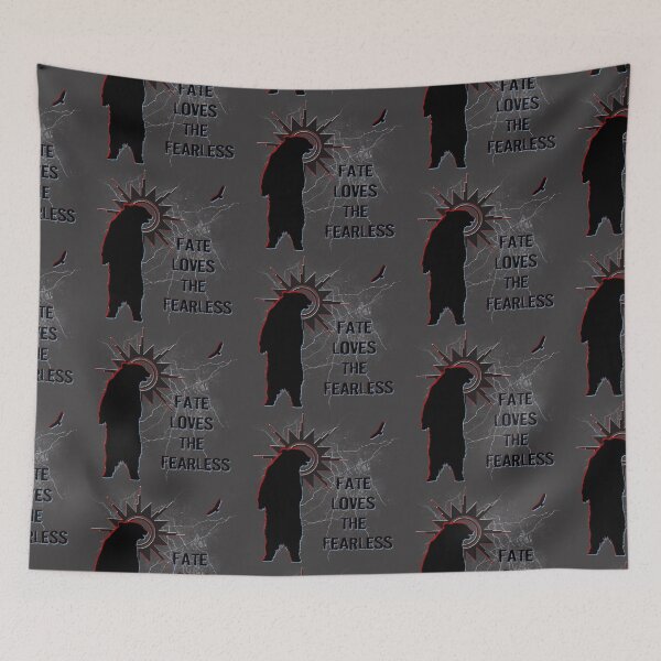 Item preview, "Fate Loves the Fearless" - Spirit Bear & Spirit Eagle Silhouette  designed and sold by VisionQuestArts.