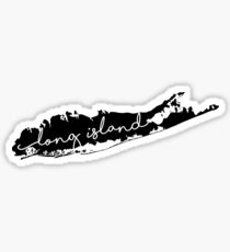 Long Island Map Outline Sticker
