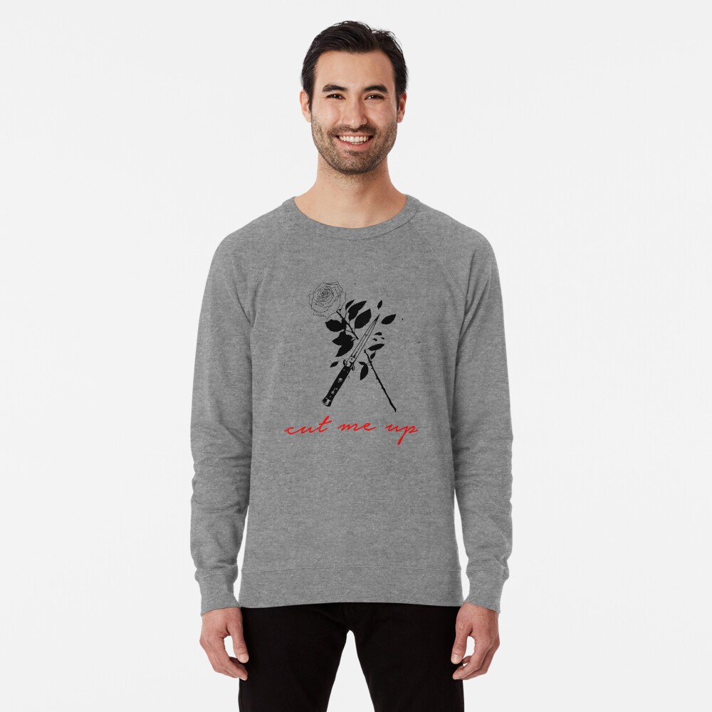 &quot;Louis Tomlinson Back To You Lyric &quot;Cut me up&quot;&quot; Lightweight Sweatshirt by simplyreanne | Redbubble