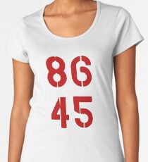 Camiseta premium para mujer 86 45 / Eliminar Trump