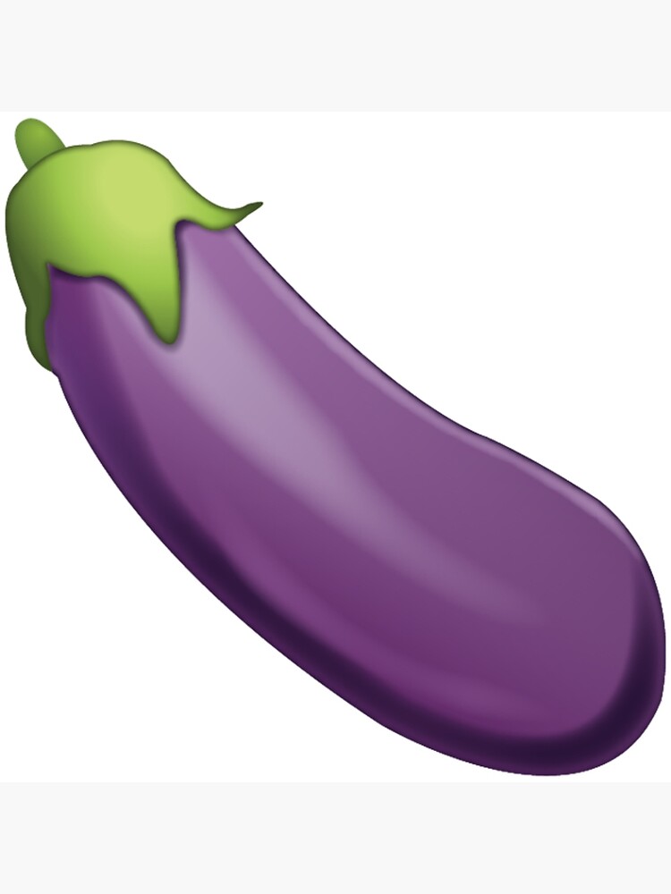 "Eggplant emoji new and improved " Art Print by Fraser66420 | Redbubble