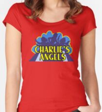 Charlies Engel Shirt Tailliertes Rundhals-Shirt