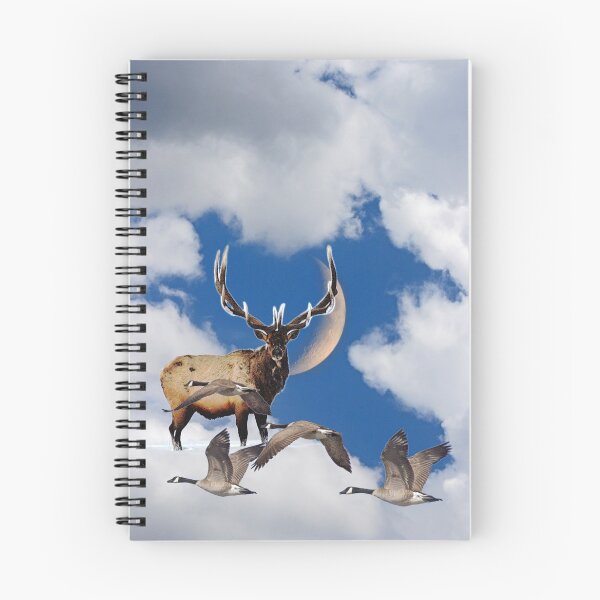 Item preview, Bull elk in clouds designed and sold by Saltypro.