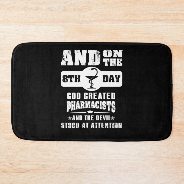 Item preview, God Created Pharmacist on 8th Day  designed and sold by aryagiri.