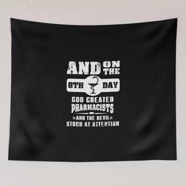 Item preview, God Created Pharmacist on 8th Day  designed and sold by aryagiri.