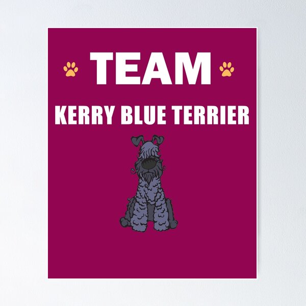 Item preview, Team Kerry Blue Terrier designed and sold by AlwaysAwesome.