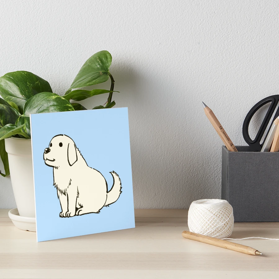 I draw chiyo chan's white dog tadakichi-san / azumanga daioh