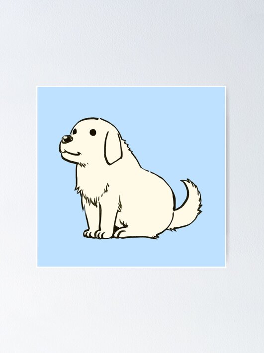 nanairo 【DOG! DOG! DOG!】原画 I draw chiyo chan's white dog tadakichi-san / azumanga daioh