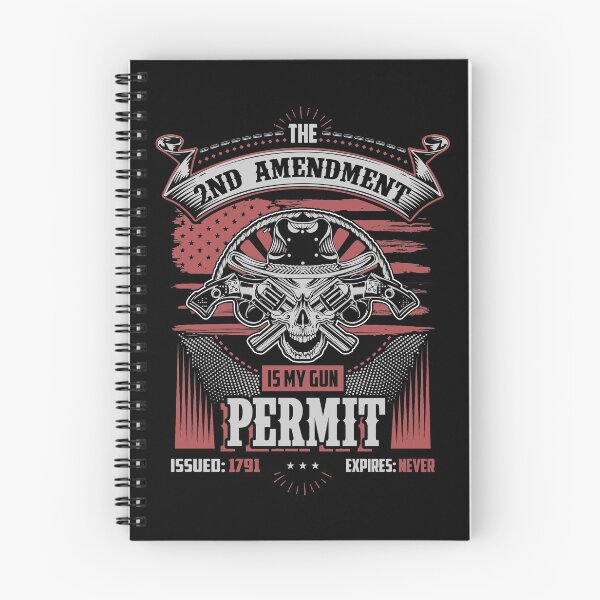 Item preview, The Second Amendment is My Gun Permit designed and sold by CrazyKatDesigns.