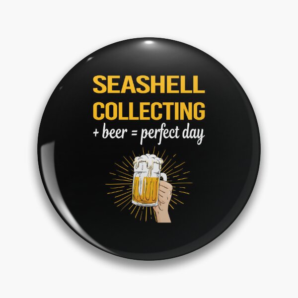 Item preview, Beer Perfect Day Seashell Collecting Seashells Sea Shell Shells Shelling designed and sold by WigglesDailey.