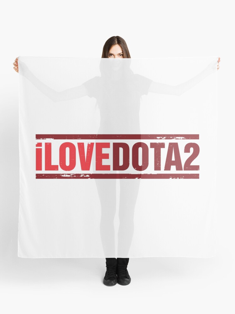 I Love Dota 2 Scarf