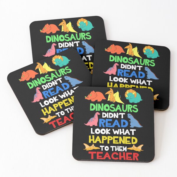 Item preview, Dinosaurs Didn't Read Look What Happened To Them Teacher designed and sold by batyduntenu.