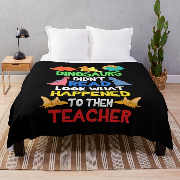 Item preview, Dinosaurs Didn't Read Look What Happened To Them Teacher designed and sold by batyduntenu.
