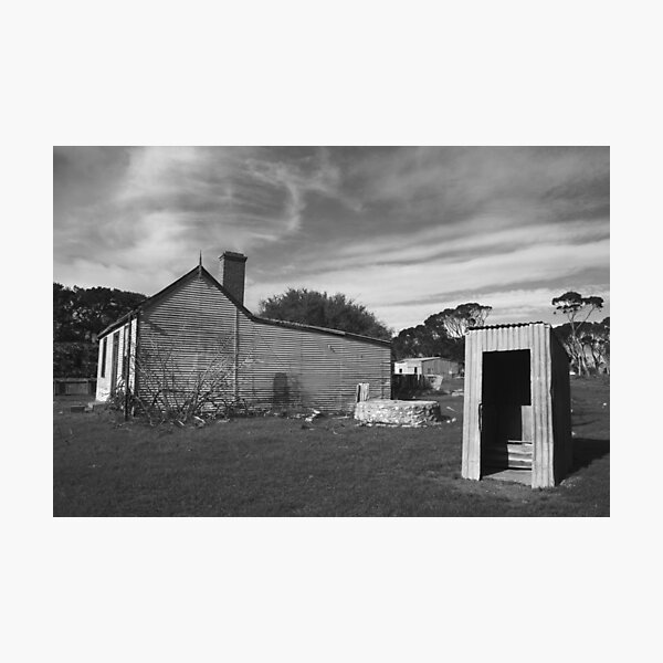 Old Australian Dunny (Monochrome) Photographic Print