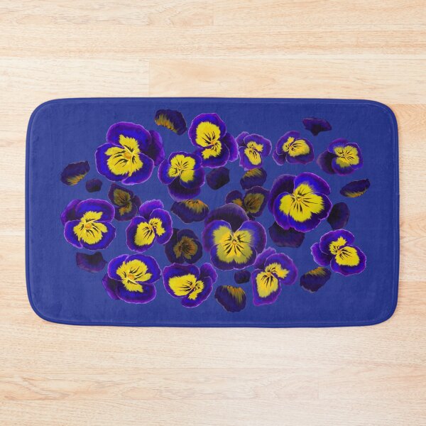 Item preview, Purple and Yellow Pansies Flowers designed and sold by Digi Artworks Store.