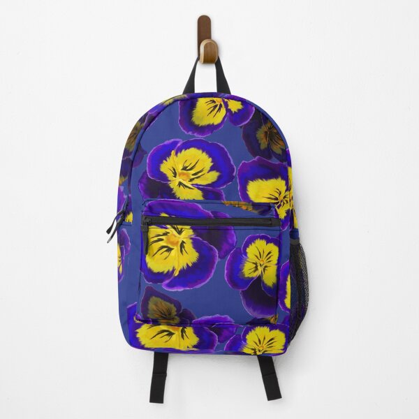 Item preview, Purple and Yellow Pansies Flowers designed and sold by Digi Artworks Store.