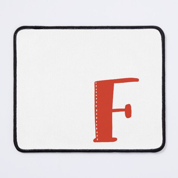 Item preview, Letter F Red initial monogram alphabet F capital designed and sold by Antique-Gifts.