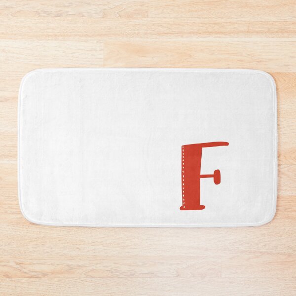Item preview, Letter F Red initial monogram alphabet F capital designed and sold by Antique-Gifts.