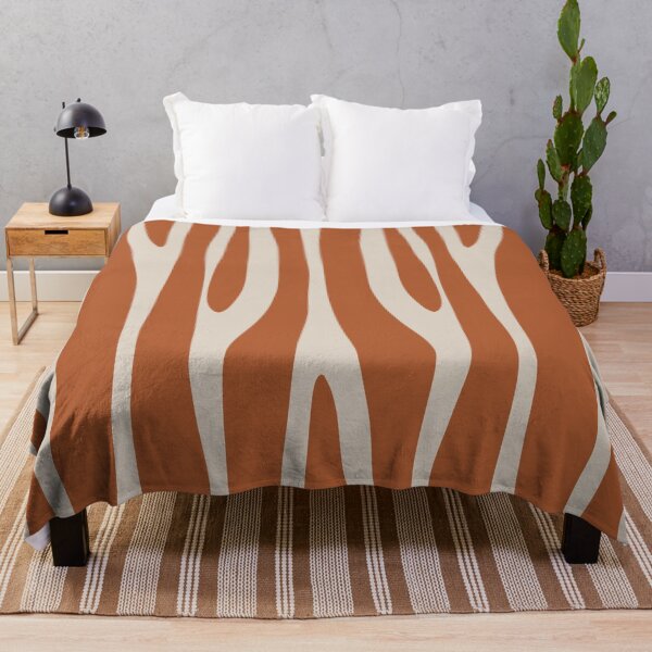 Item preview, Strange Forest Minimal Modern Abstract Pattern in Clay and Putty designed and sold by kierkegaard.