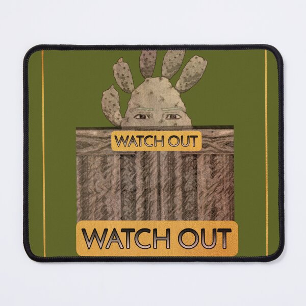 Item preview, Attention - WATCH OUT - cactus man behind the fence - photo collage designed and sold by kikidu21.