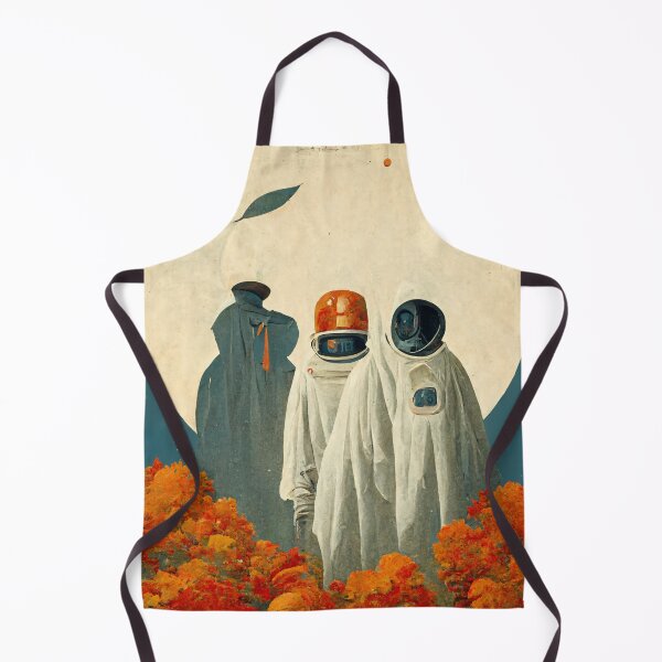 Item preview, astronaut with moon backgroundastronauts celebrate halloween on mars designed and sold by NdegCreate.