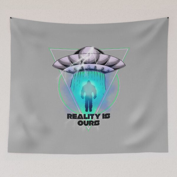 Item preview, UFO Takes Bigfoot designed and sold by GleamingGiant.