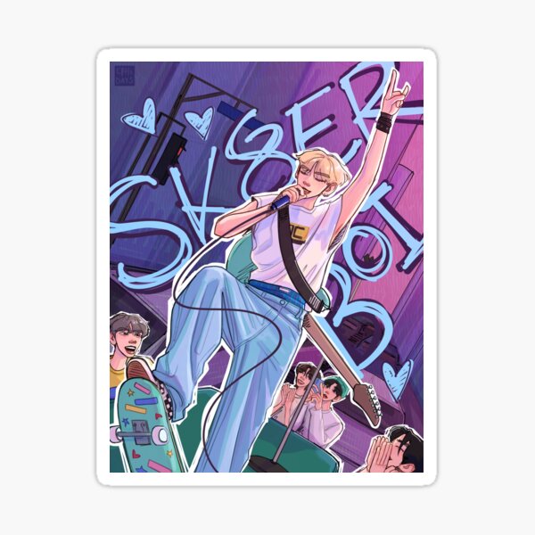Artikel-Vorschau von TXT Huening Kai SK8ER BOI-Fanart, designt und verkauft von daehwisday.