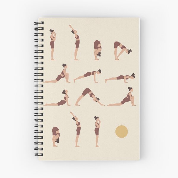 Item preview, Yoga flow Sun salutation designed and sold by Naomiikado.