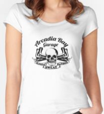 Arcadia Bay Garage - Life is strange Before the storm Women's Fitted Scoop T-Shirt
