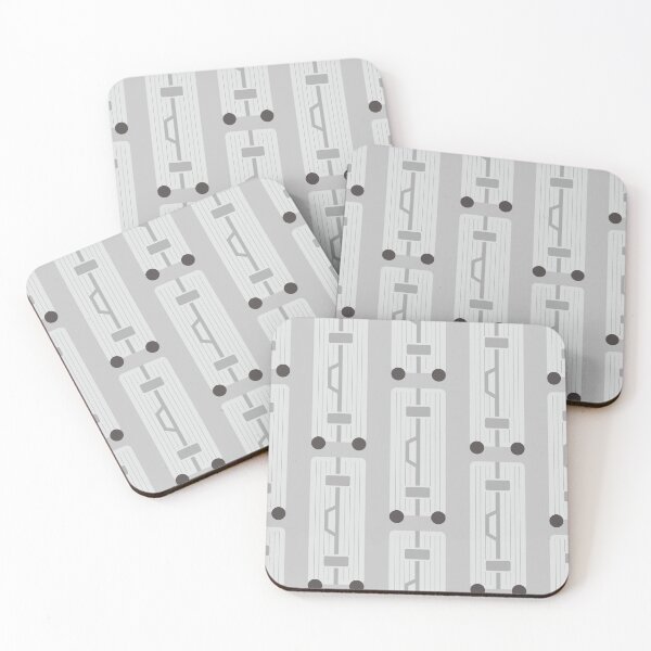 Item preview, Retro Luggage Pattern - Silver designed and sold by Lyman Creative Co..