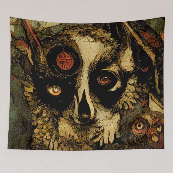 Item preview, Victorian Oil Painting Owl of the Wood Black Forest designed and sold by MysticAlgorithm.