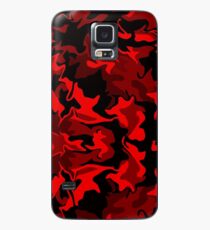Red Hot Camo Case/Skin for Samsung Galaxy