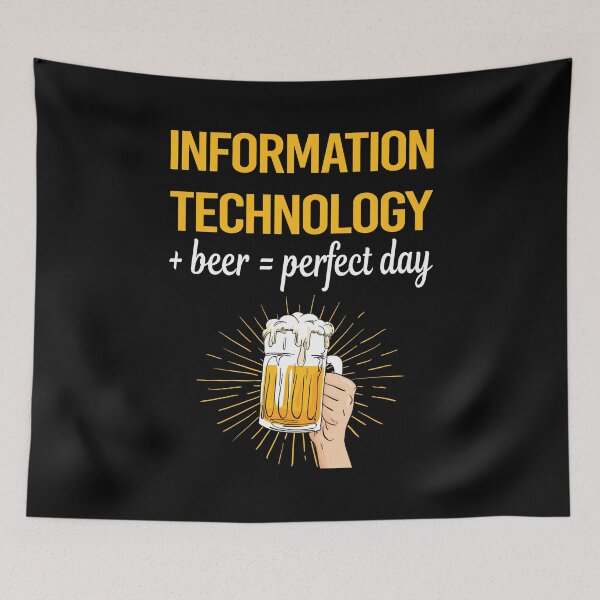 Item preview, Beer Perfect Day Information Technology designed and sold by WigglesDailey.