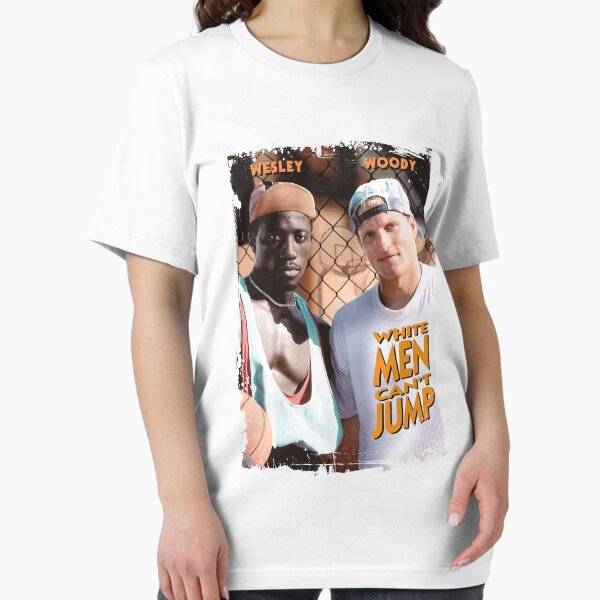 Aperçu de l'œuvre T-Shirt-Blanc-Homme-Ne-Peux-pas-Sauter-Classique créée et vendue par RodneyAntwine12.