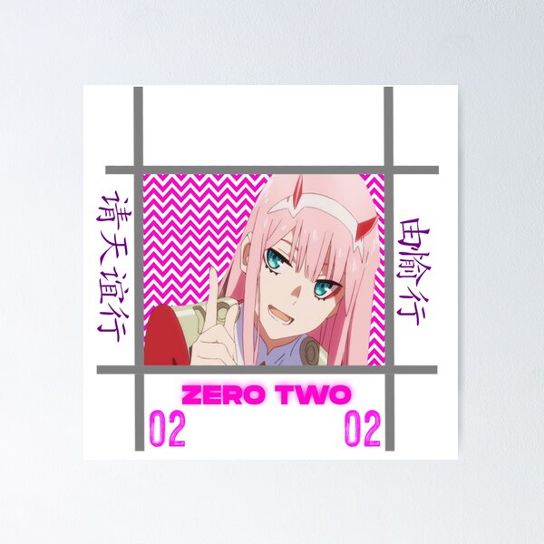 Zero Two Posters Online - Shop Unique Metal Prints, Pictures, Paintings